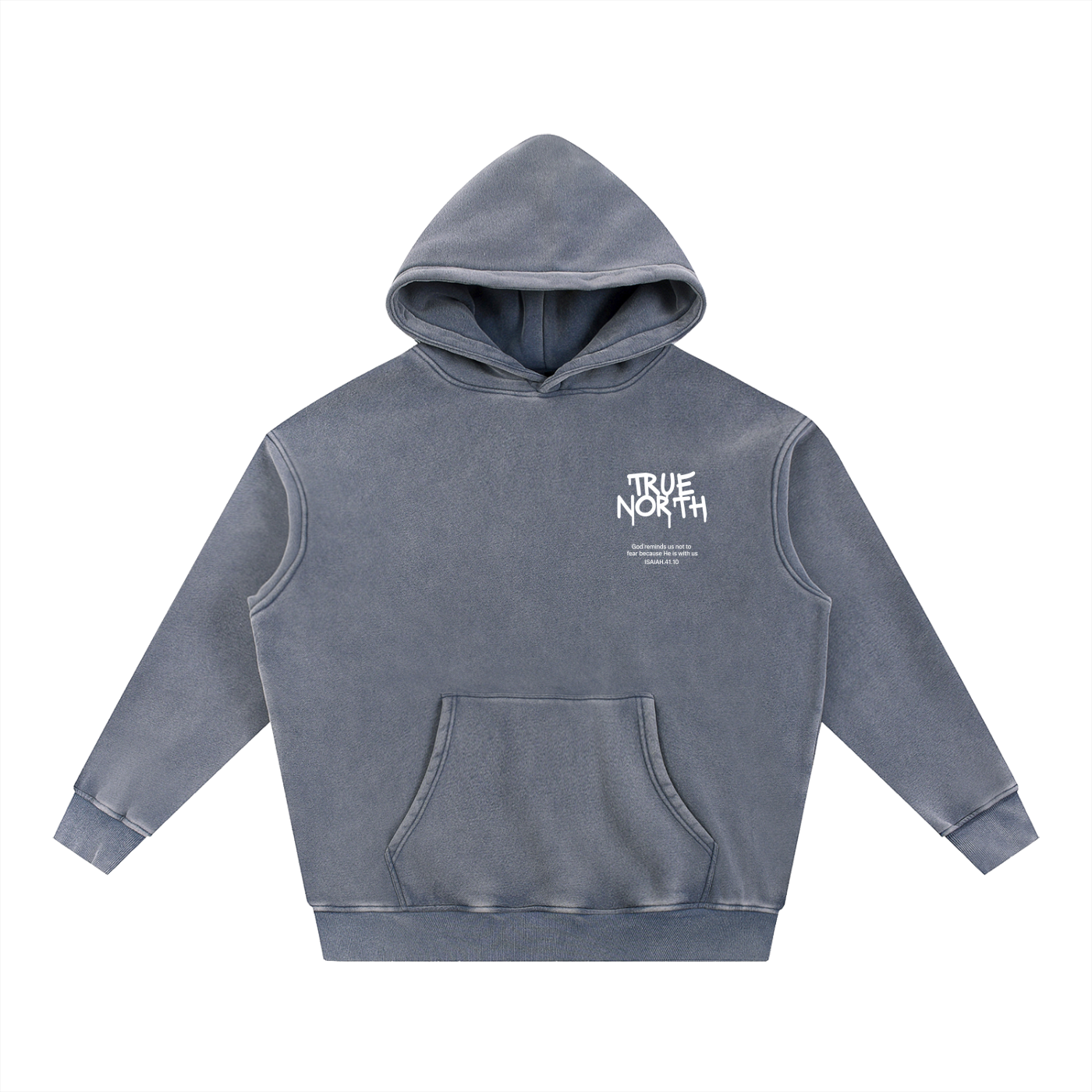 Snow Wash Fleece Oversize Hoodie