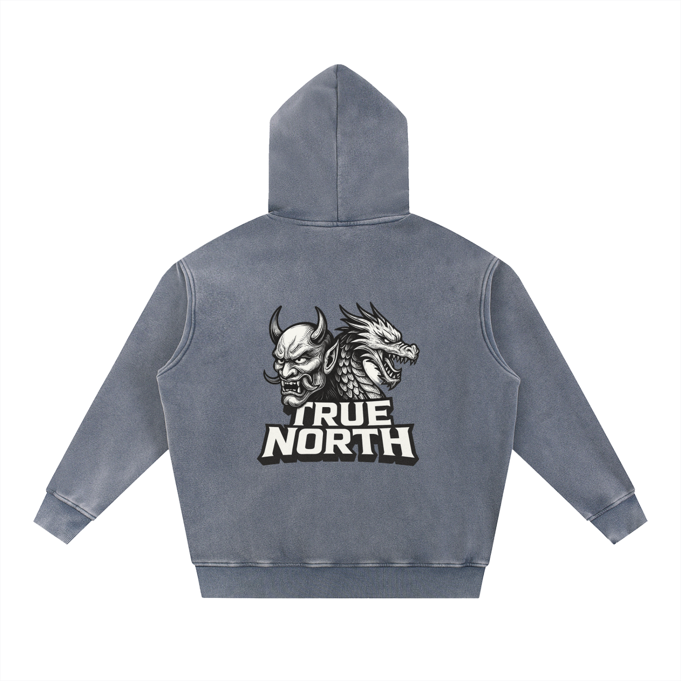 Snow Wash Fleece Oversize Hoodie
